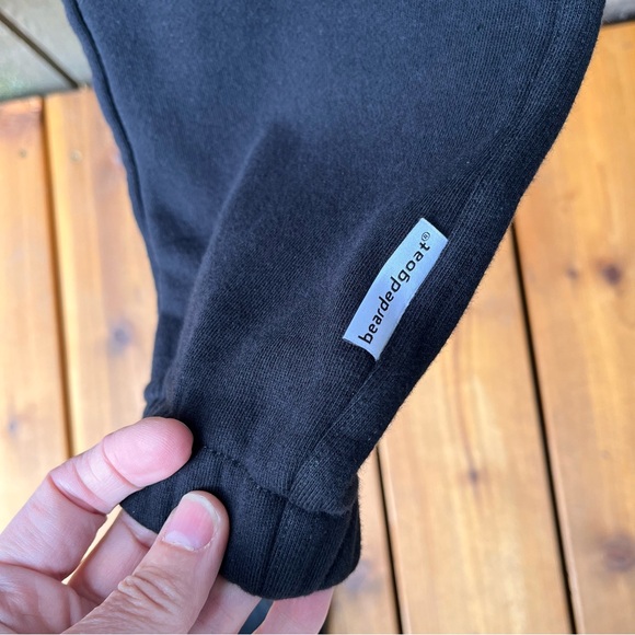 Bearded Goat Men’s Void Sweatpants In Black Sz S - Picture 8 of 15